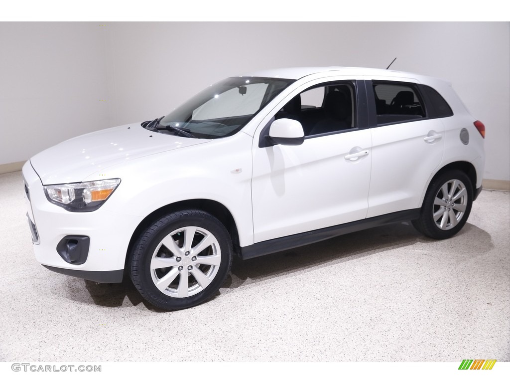 White Pearl 2014 Mitsubishi Outlander Sport ES AWD Exterior Photo #143516565