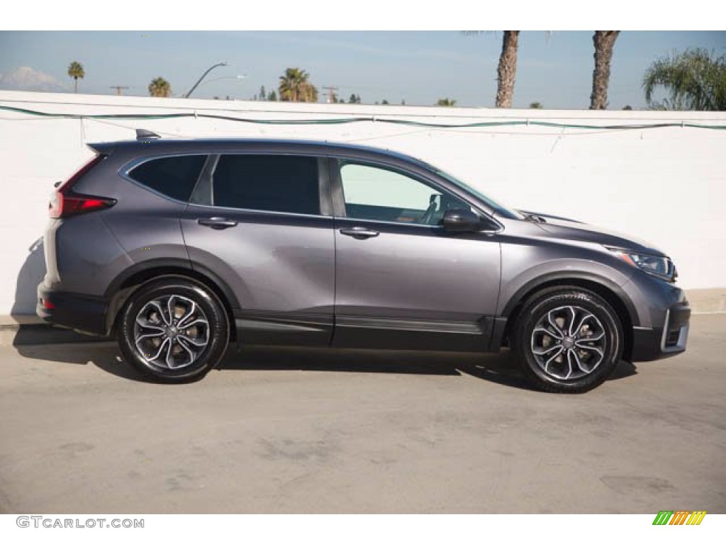 2020 CR-V EX - Sonic Gray Pearl / Black photo #10