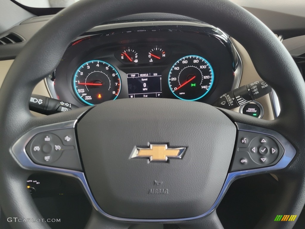 2022 Chevrolet Traverse LS Jet Black/­Chai Steering Wheel Photo #143520226