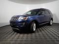 2016 Blue Jeans Metallic Ford Explorer XLT  photo #8