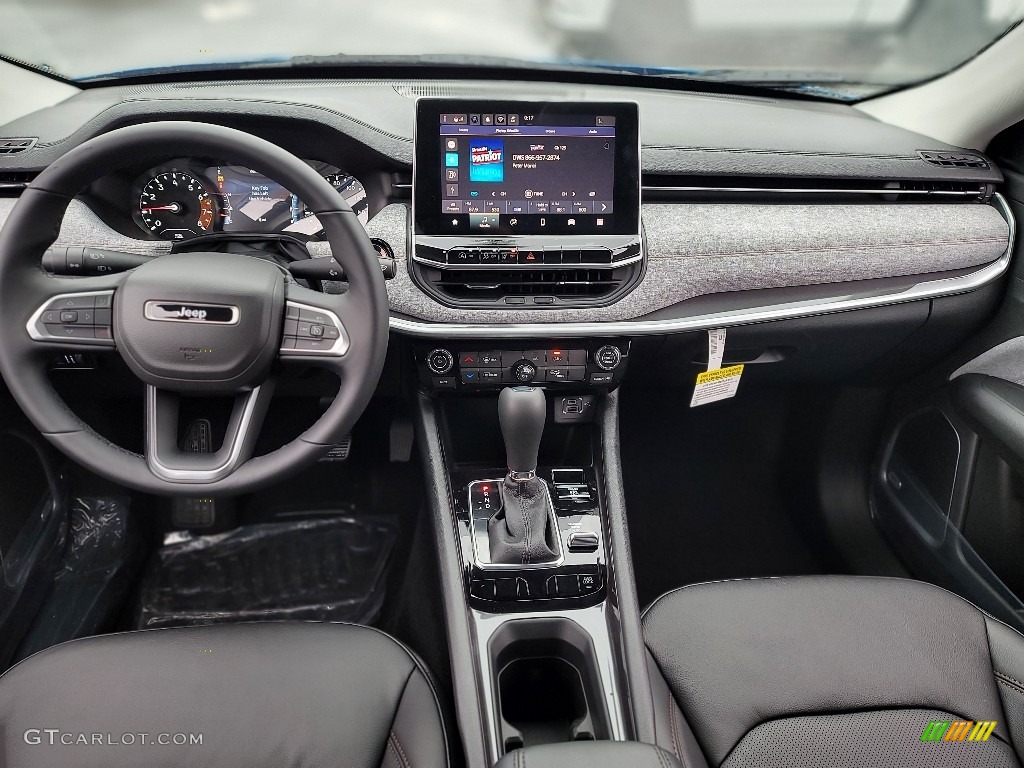 2022 Jeep Compass Latitude Lux 4x4 Black Dashboard Photo #143520503