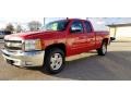 Victory Red 2011 Chevrolet Silverado 1500 LT Extended Cab 4x4