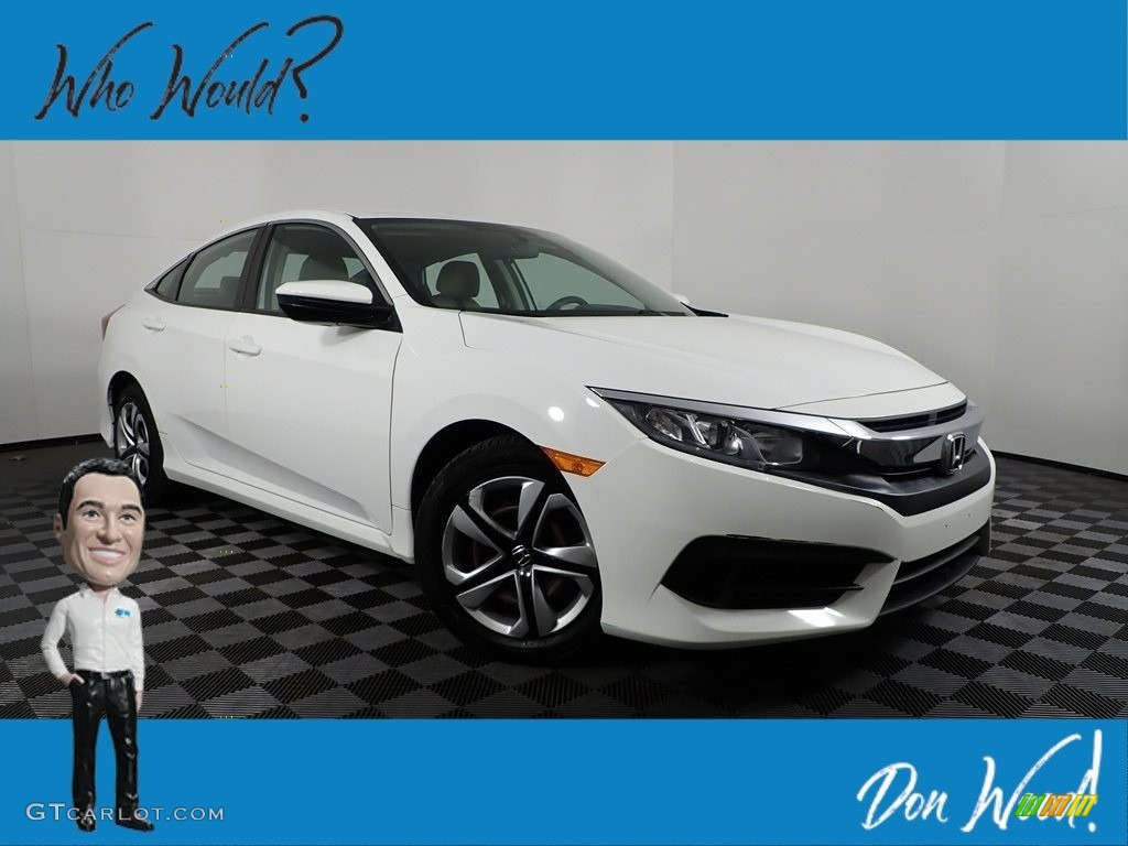 Taffeta White Honda Civic