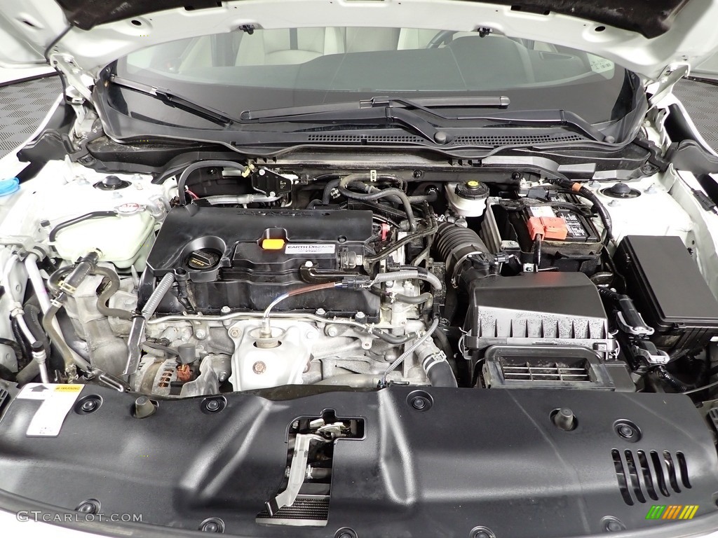 2017 Civic LX Sedan - Taffeta White / Ivory photo #8