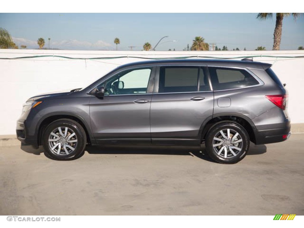 Modern Steel Metallic 2019 Honda Pilot EX Exterior Photo #143521304