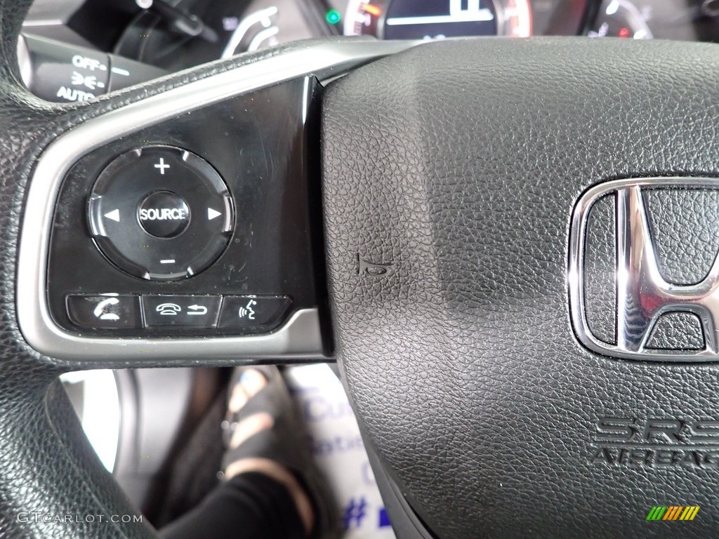 2017 Civic LX Sedan - Taffeta White / Ivory photo #21