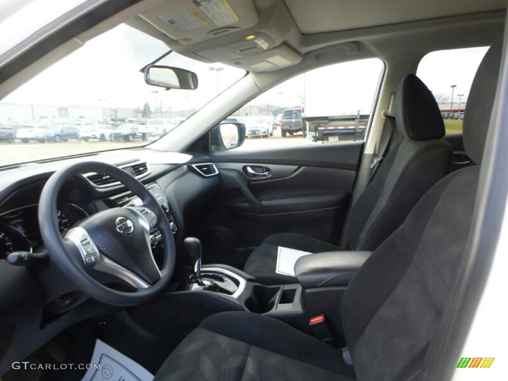 2014 Rogue SV AWD - Moonlight White / Charcoal photo #3
