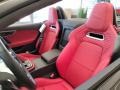 2022 Jaguar F-TYPE Mars Red/Black Interior Front Seat Photo