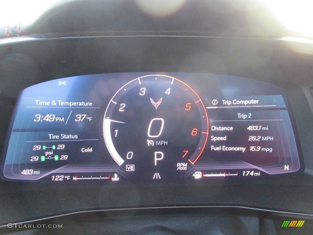 2022 Chevrolet Corvette Stingray Coupe Gauges Photo #143522660
