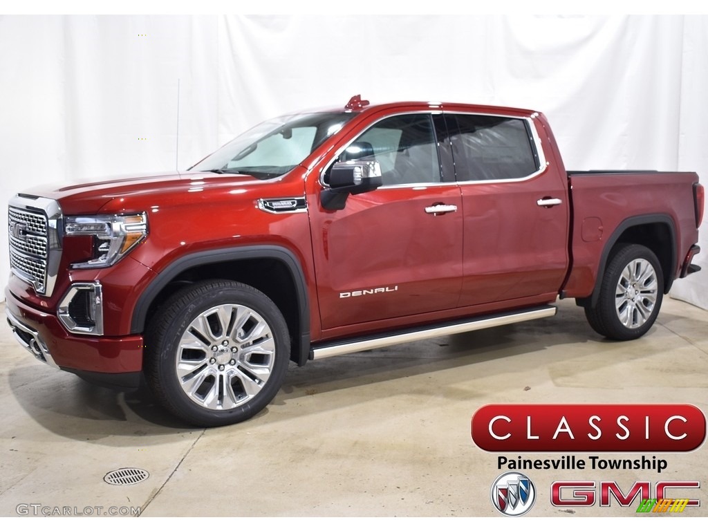 2021 Sierra 1500 Denali Crew Cab 4WD - Cayenne Red Tintcoat / Jet Black photo #1
