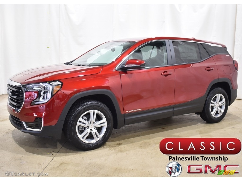 2022 Terrain SLE AWD - Cayenne Red Tintcoat / Jet Black photo #1