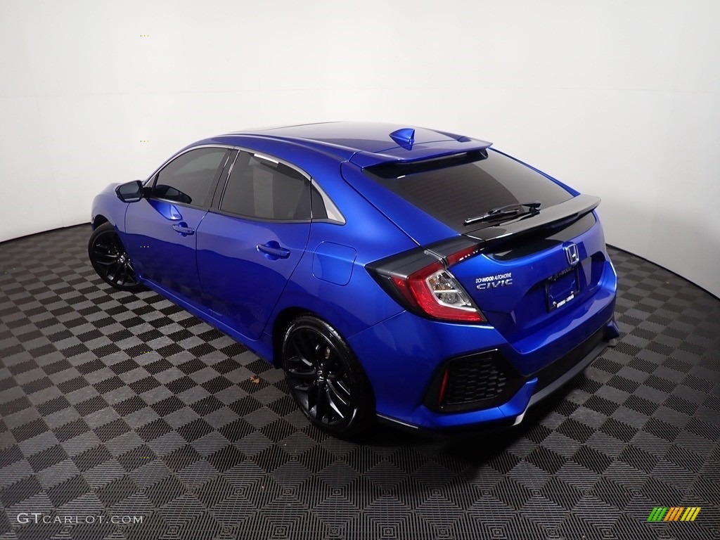 Aegean Blue Metallic 2018 Honda Civic EX Hatchback Exterior Photo #143524022
