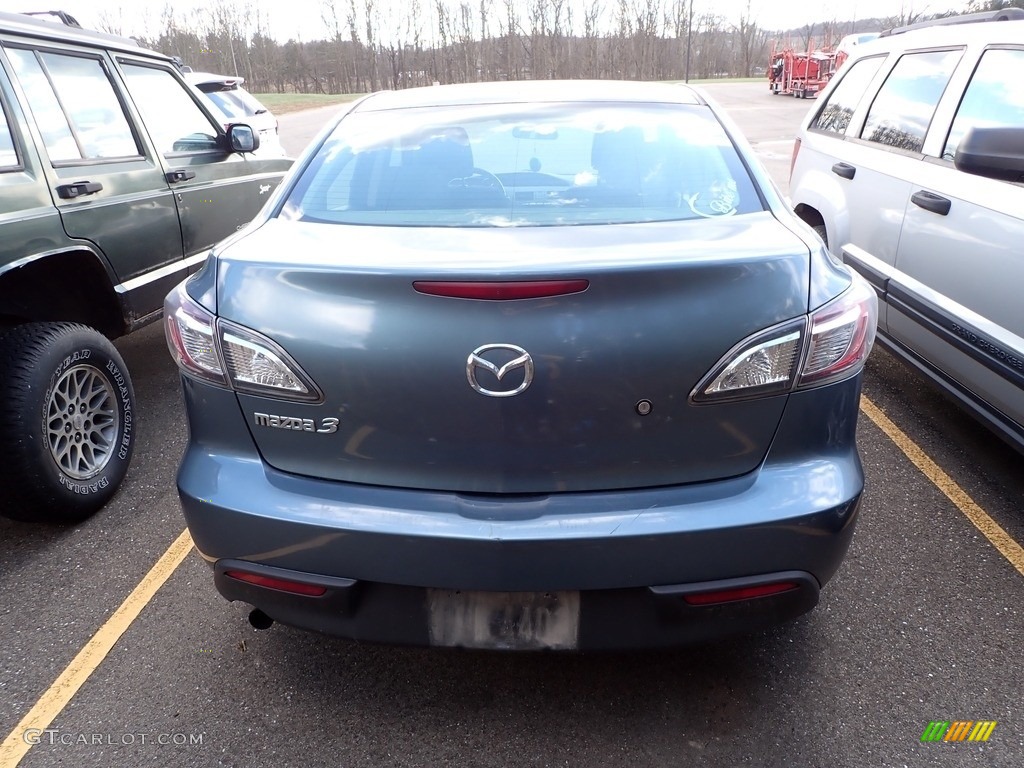 2011 MAZDA3 i Sport 4 Door - Gunmetal Blue Mica / Black photo #4