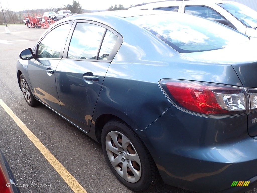 2011 MAZDA3 i Sport 4 Door - Gunmetal Blue Mica / Black photo #5