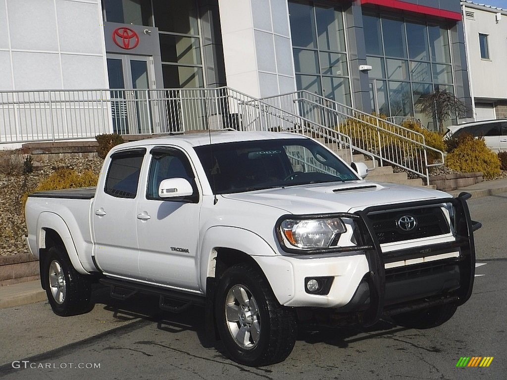 Super White Toyota Tacoma
