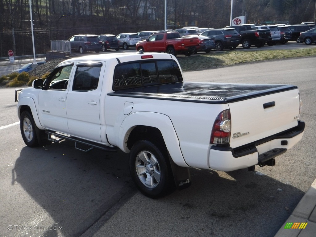 2012 Tacoma V6 SR5 Double Cab 4x4 - Super White / Graphite photo #14