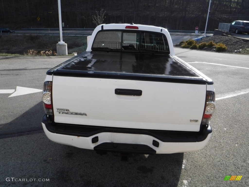 2012 Tacoma V6 SR5 Double Cab 4x4 - Super White / Graphite photo #15