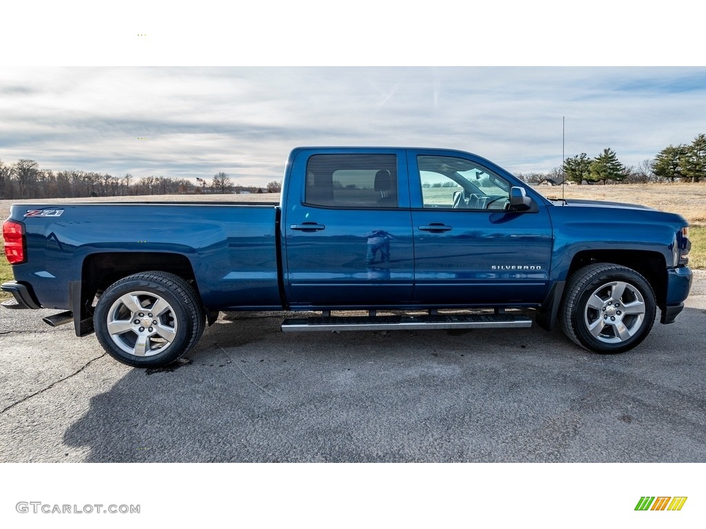2016 Silverado 1500 LT Crew Cab 4x4 - Deep Ocean Blue Metallic / Jet Black photo #3