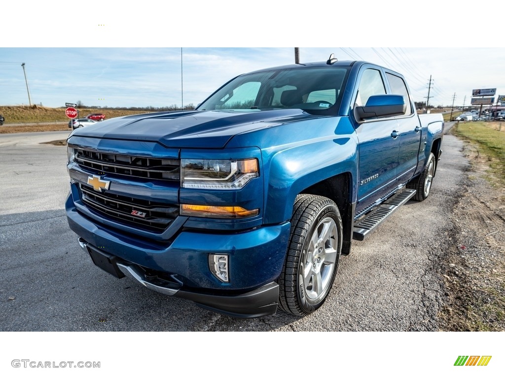 2016 Silverado 1500 LT Crew Cab 4x4 - Deep Ocean Blue Metallic / Jet Black photo #8