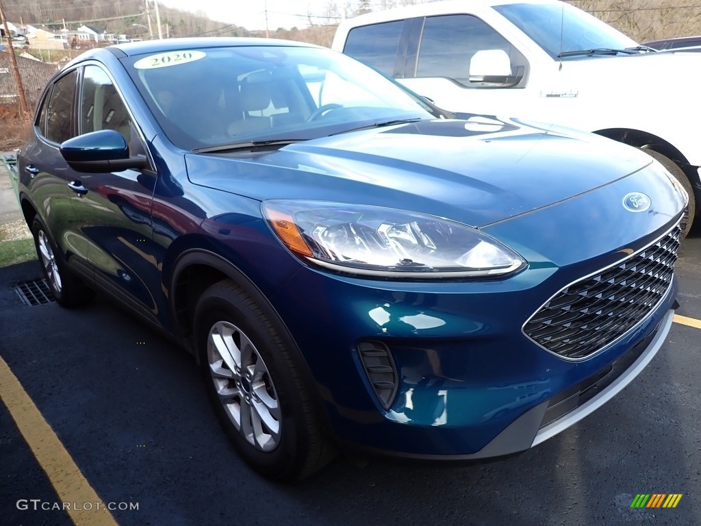 2020 Escape SE 4WD - Dark Persian Green Metallic / Dark Earth Gray photo #4