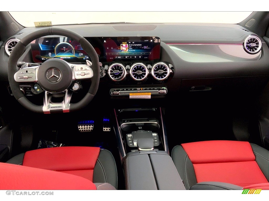 2022 Mercedes-Benz GLA AMG 35 4Matic Classic Red/Black Dashboard Photo #143525734