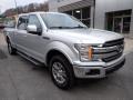 2019 Ingot Silver Ford F150 Lariat SuperCrew 4x4  photo #8