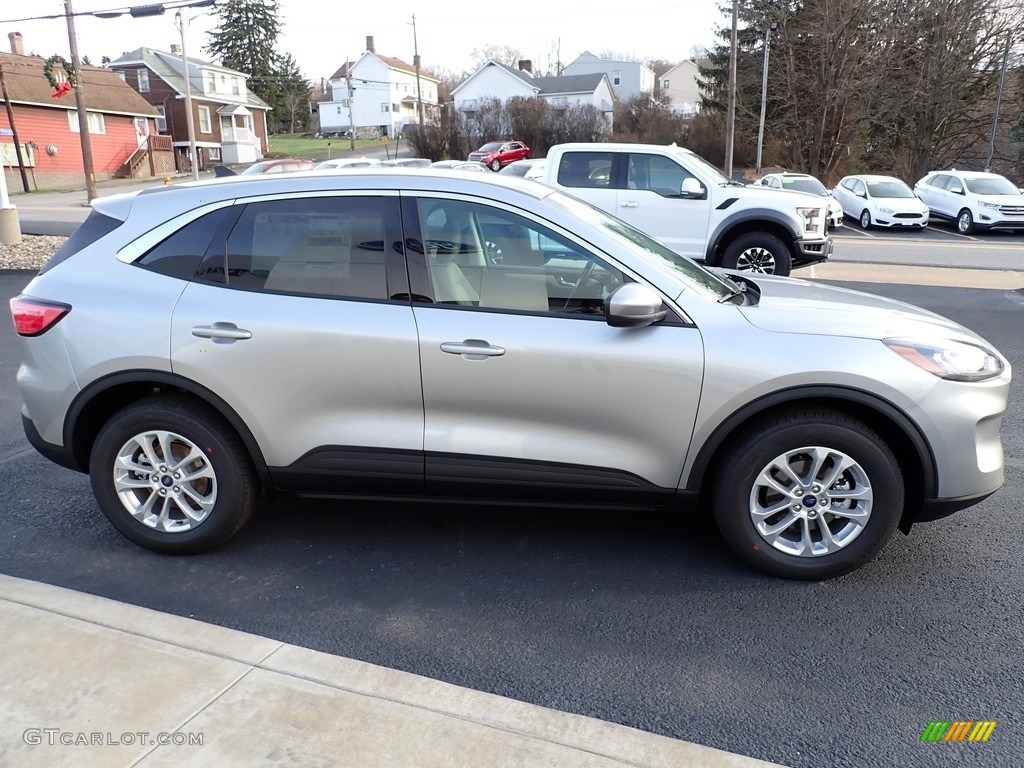 Iconic Silver Metallic 2021 Ford Escape SE 4WD Exterior Photo #143526616