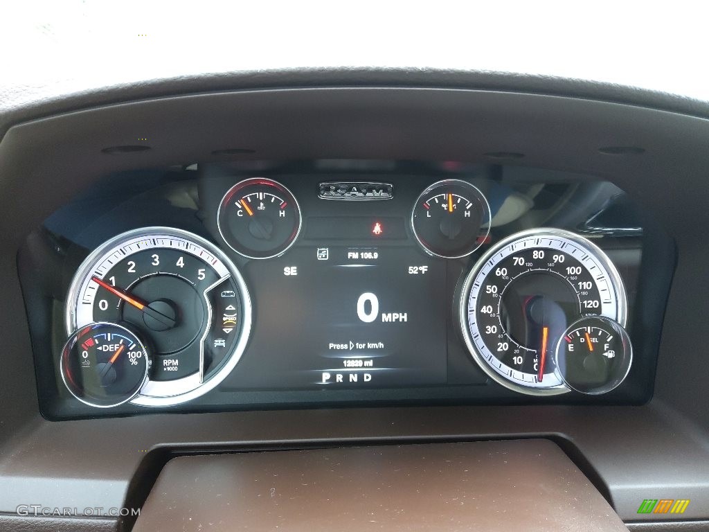 2019 Ram 1500 Classic Laramie Crew Cab 4x4 Gauges Photo #143526628