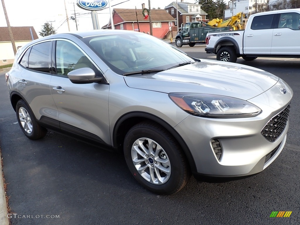 Iconic Silver Metallic 2021 Ford Escape SE 4WD Exterior Photo #143526652