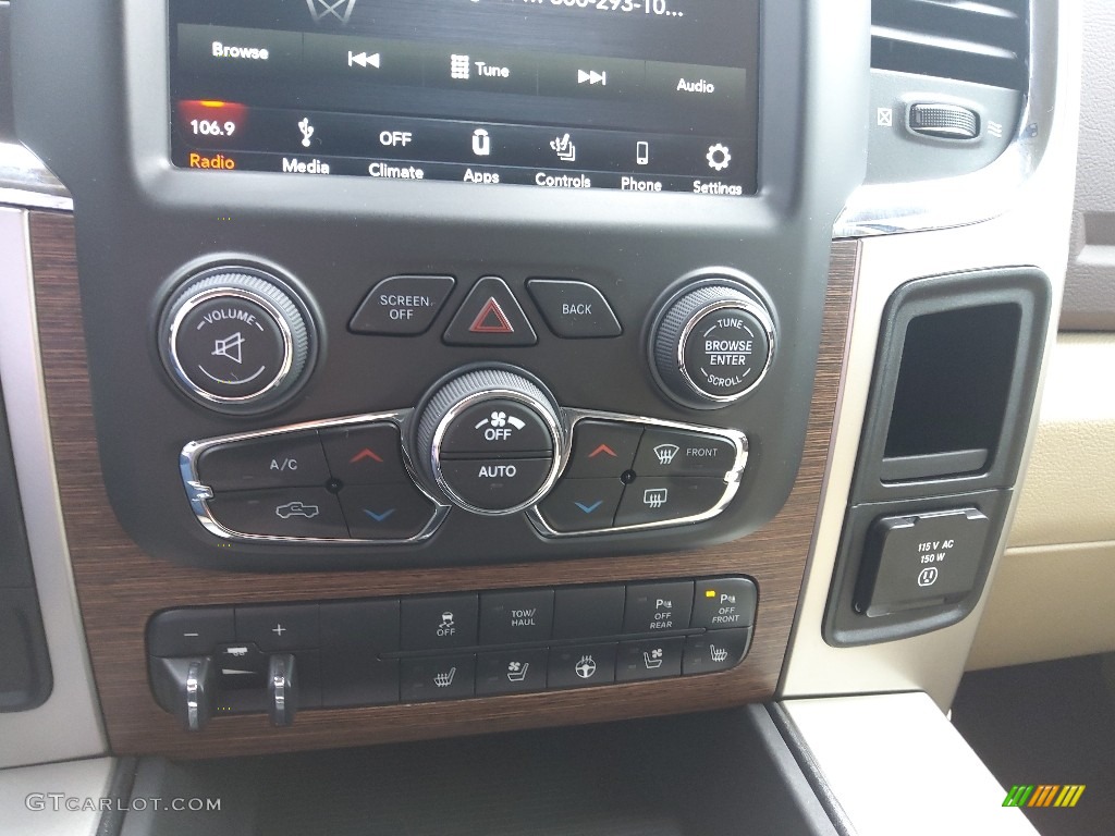 2019 1500 Classic Laramie Crew Cab 4x4 - Delmonico Red Pearl / Mountain Brown/Light Frost Beige photo #29