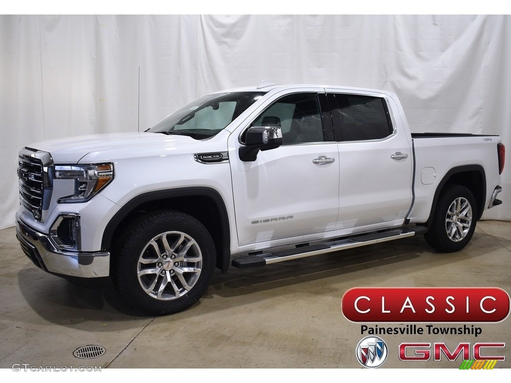 2022 Sierra 1500 Limited SLT Crew Cab 4WD - White Frost Tricoat / Dark Walnut/Slate photo #1