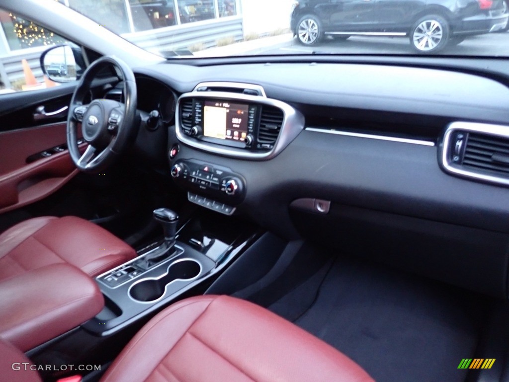 2018 Kia Sorento SX AWD Black Dashboard Photo #143527666