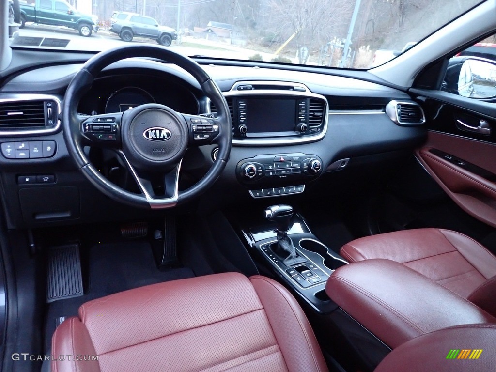 Black Interior 2018 Kia Sorento SX AWD Photo #143527888