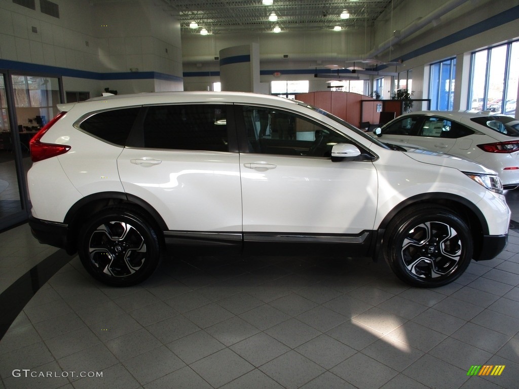 2018 CR-V Touring AWD - White Diamond Pearl / Black photo #4