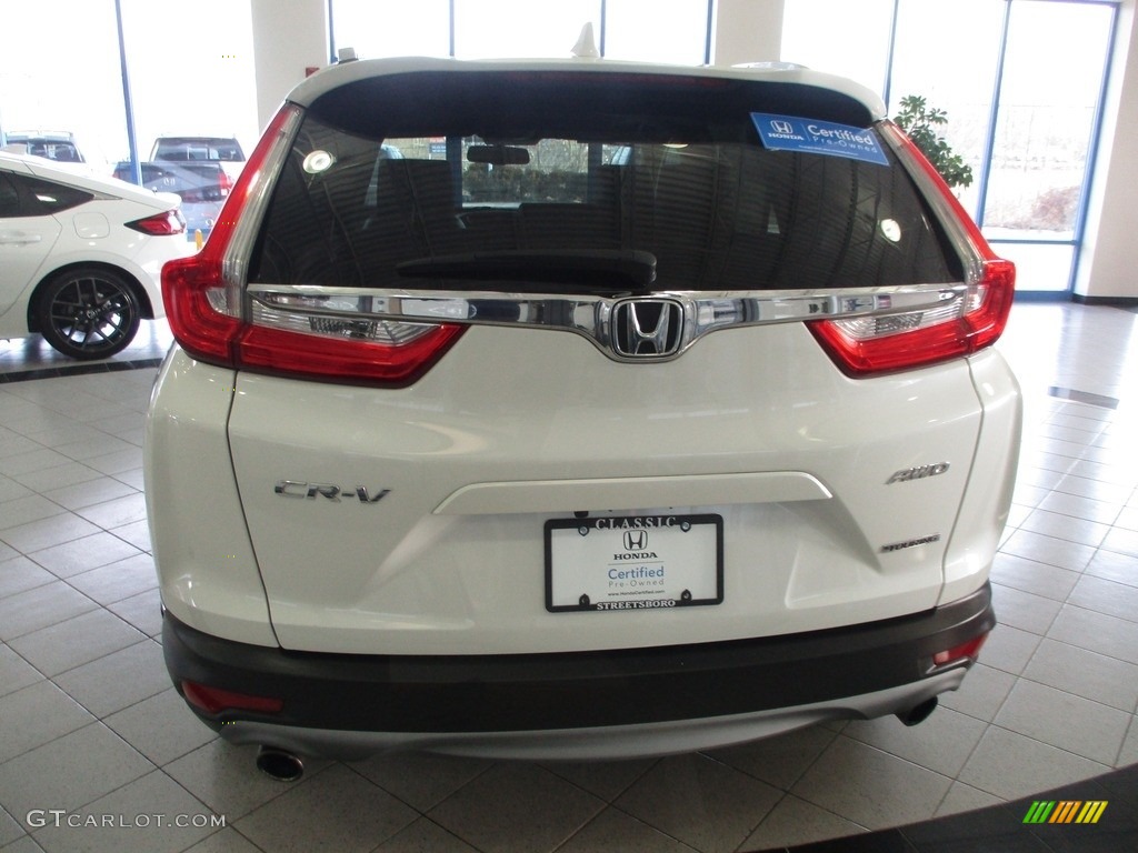 2018 CR-V Touring AWD - White Diamond Pearl / Black photo #8