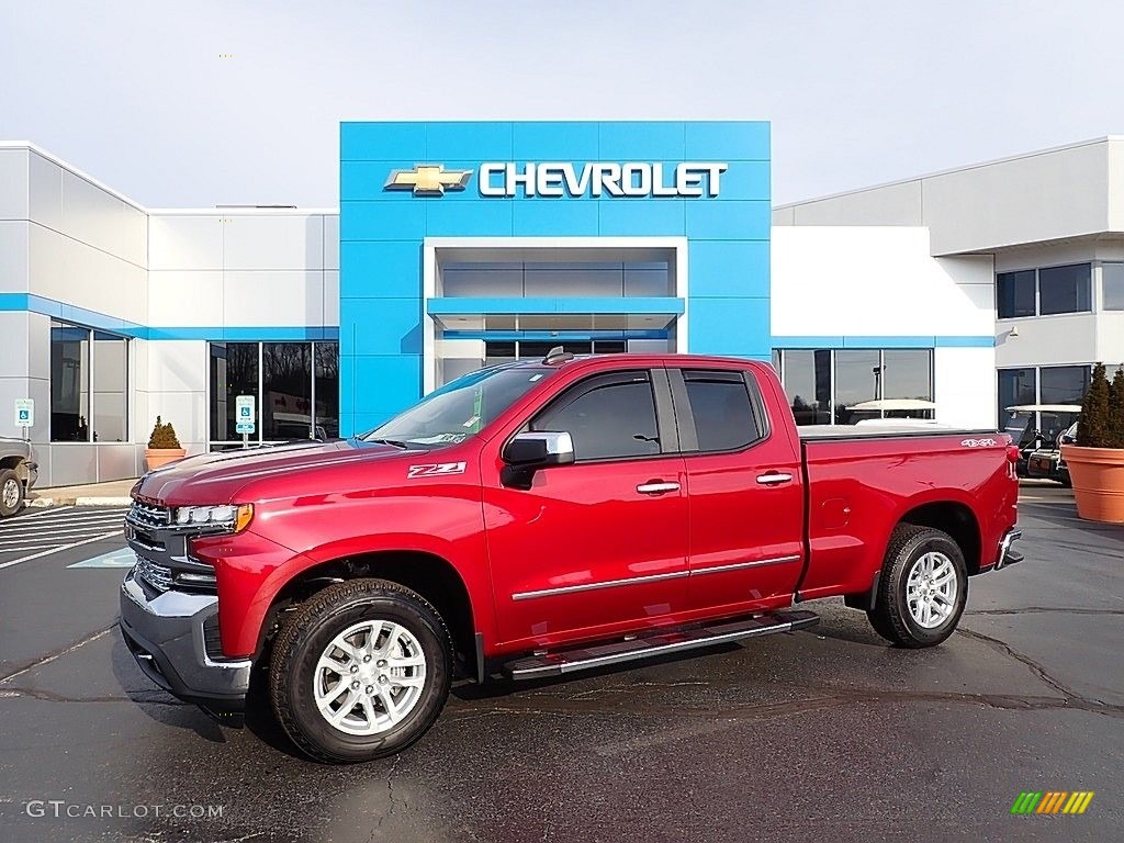 2019 Silverado 1500 LT Double Cab 4WD - Cajun Red Tintcoat / Jet Black photo #1