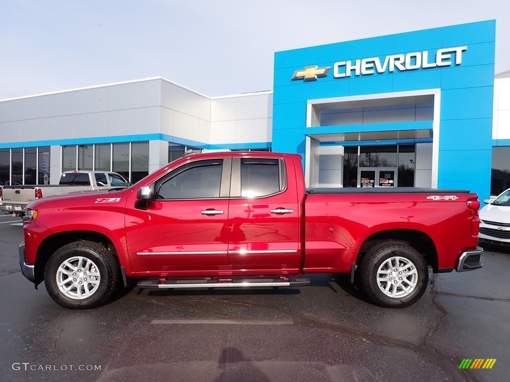 2019 Silverado 1500 LT Double Cab 4WD - Cajun Red Tintcoat / Jet Black photo #3