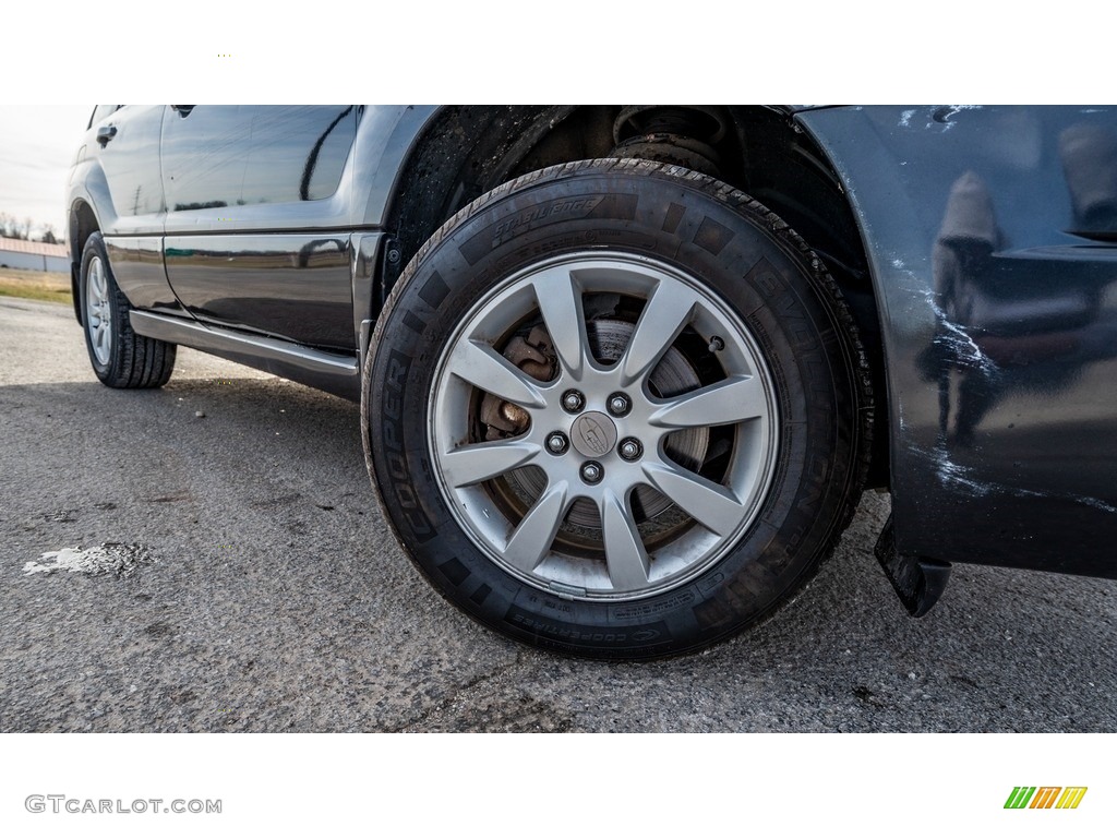 2008 Forester 2.5 X - Obsidian Black Pearl / Graphite Gray photo #2