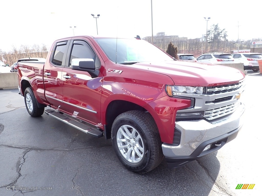 2019 Silverado 1500 LT Double Cab 4WD - Cajun Red Tintcoat / Jet Black photo #10