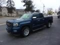2016 Stone Blue Metallic GMC Sierra 1500 SLE Double Cab 4WD  photo #7