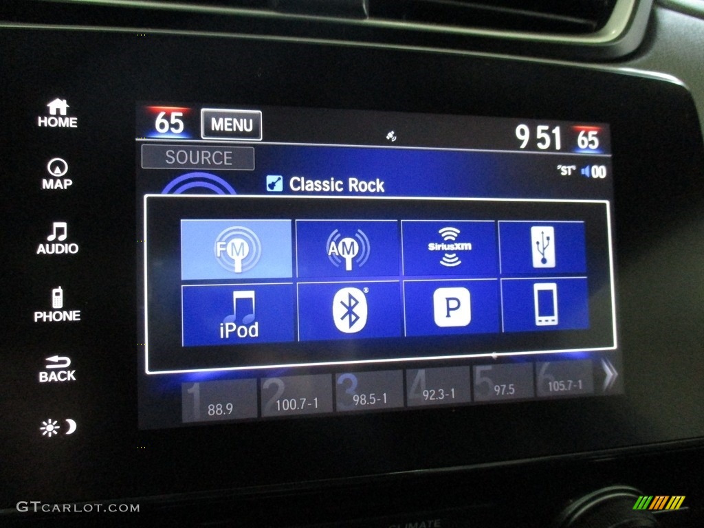 2018 CR-V Touring AWD - White Diamond Pearl / Black photo #38
