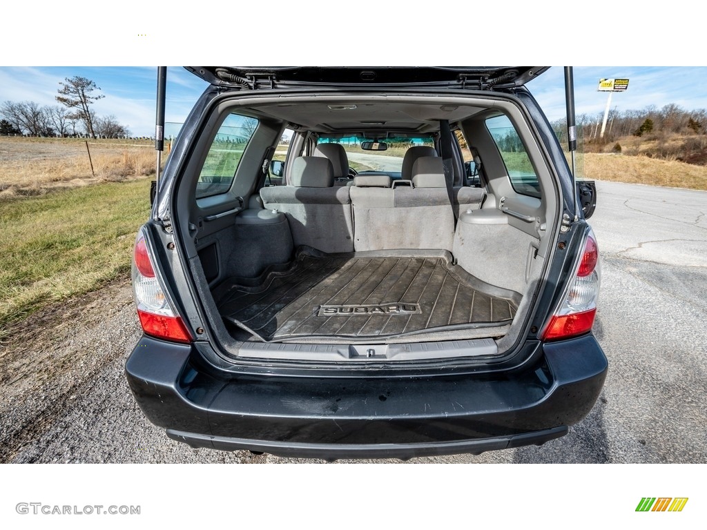 2008 Forester 2.5 X - Obsidian Black Pearl / Graphite Gray photo #21