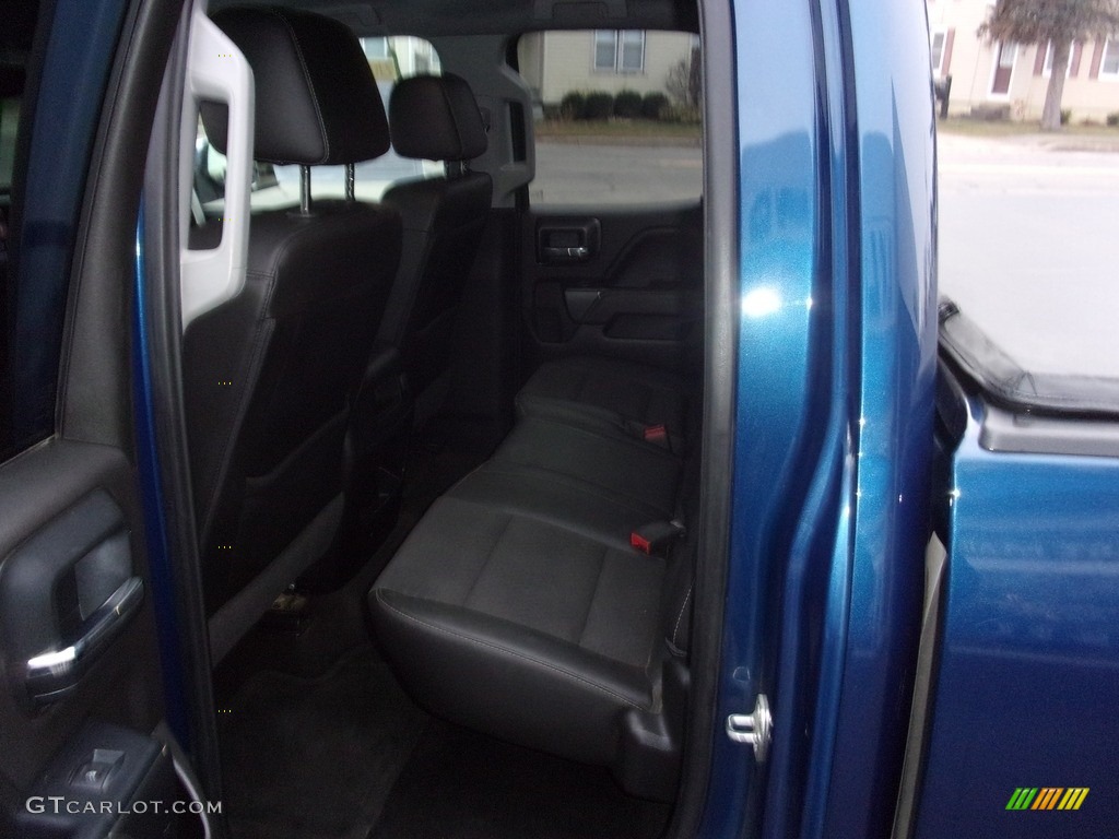 2016 Sierra 1500 SLE Double Cab 4WD - Stone Blue Metallic / Jet Black photo #18