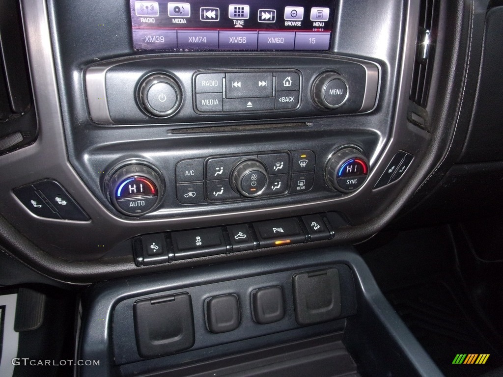 2016 Sierra 1500 SLE Double Cab 4WD - Stone Blue Metallic / Jet Black photo #27