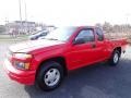2005 Victory Red Chevrolet Colorado LS Extended Cab #143525355