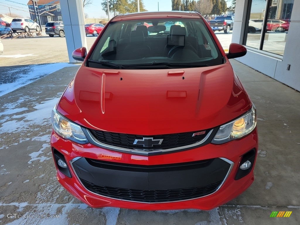 2018 Sonic Premier Hatchback - Red Hot / Jet Black photo #9
