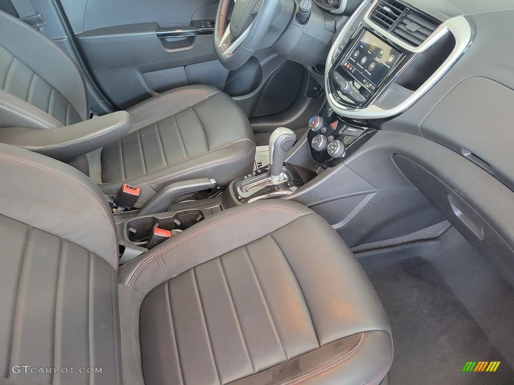Jet Black Interior 2018 Chevrolet Sonic Premier Hatchback Photo #143532912