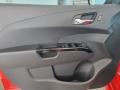 Jet Black 2018 Chevrolet Sonic Premier Hatchback Door Panel