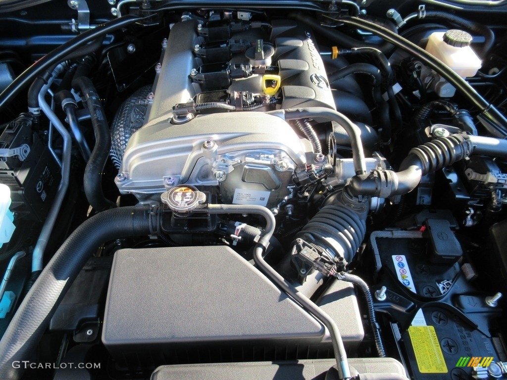 2021 MX-5 Miata RF Grand Touring - Deep Crystal Blue Mica / White photo #7