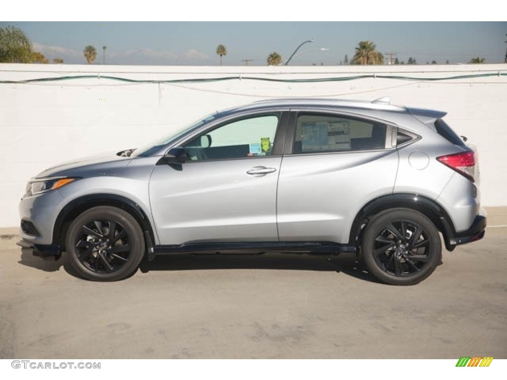 Lunar Silver Metallic 2022 Honda HR-V Sport AWD Exterior Photo #143533218